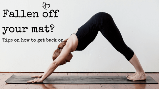 Live and Breathe Yoga Townsville Tips on how to get back on your yoga mat